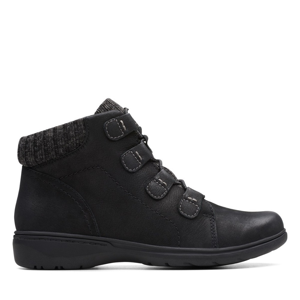 Clarks Women's Carleigh Jade Black Nubuck